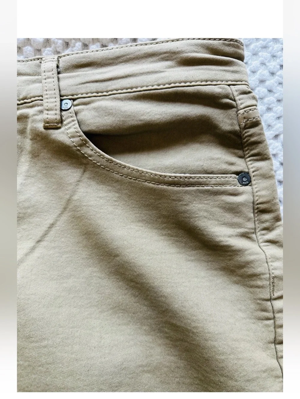 Articles OF Society Men’s 34x30 Baggy Fit Denim British Khaki Jeans
